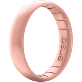 Enso Rings Thin Elements Series Silicone Ring - Rose Gold