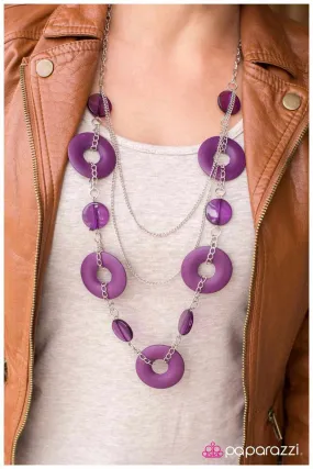 Paparazzi Necklace ~ Sometime After Midnight - Purple